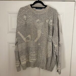 Carmel Golf Embroidered Sweater, Made In USA